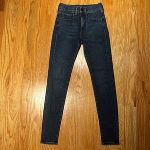 Dark blue skinny jeans from Express